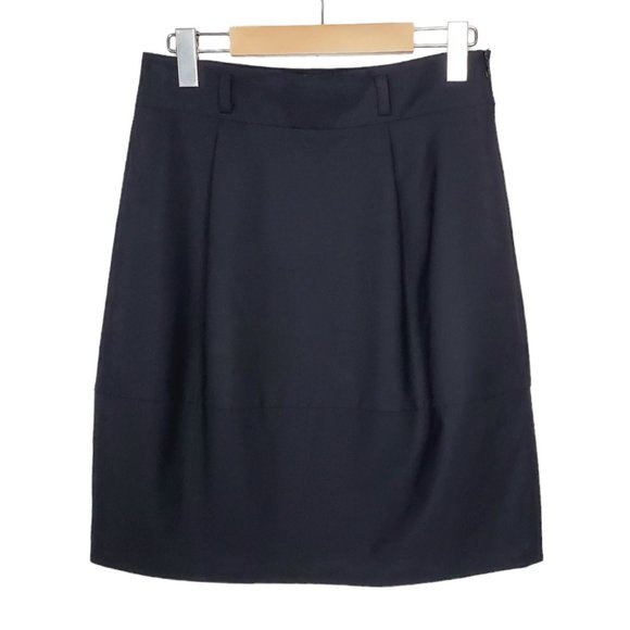 Theory Dresses & Skirts - Theory A-Line Skirt Wool Work Career Preppy Classic Lady-like Designer Black 4